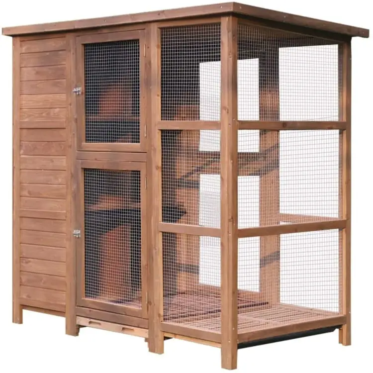 Large Timber Flight Cage